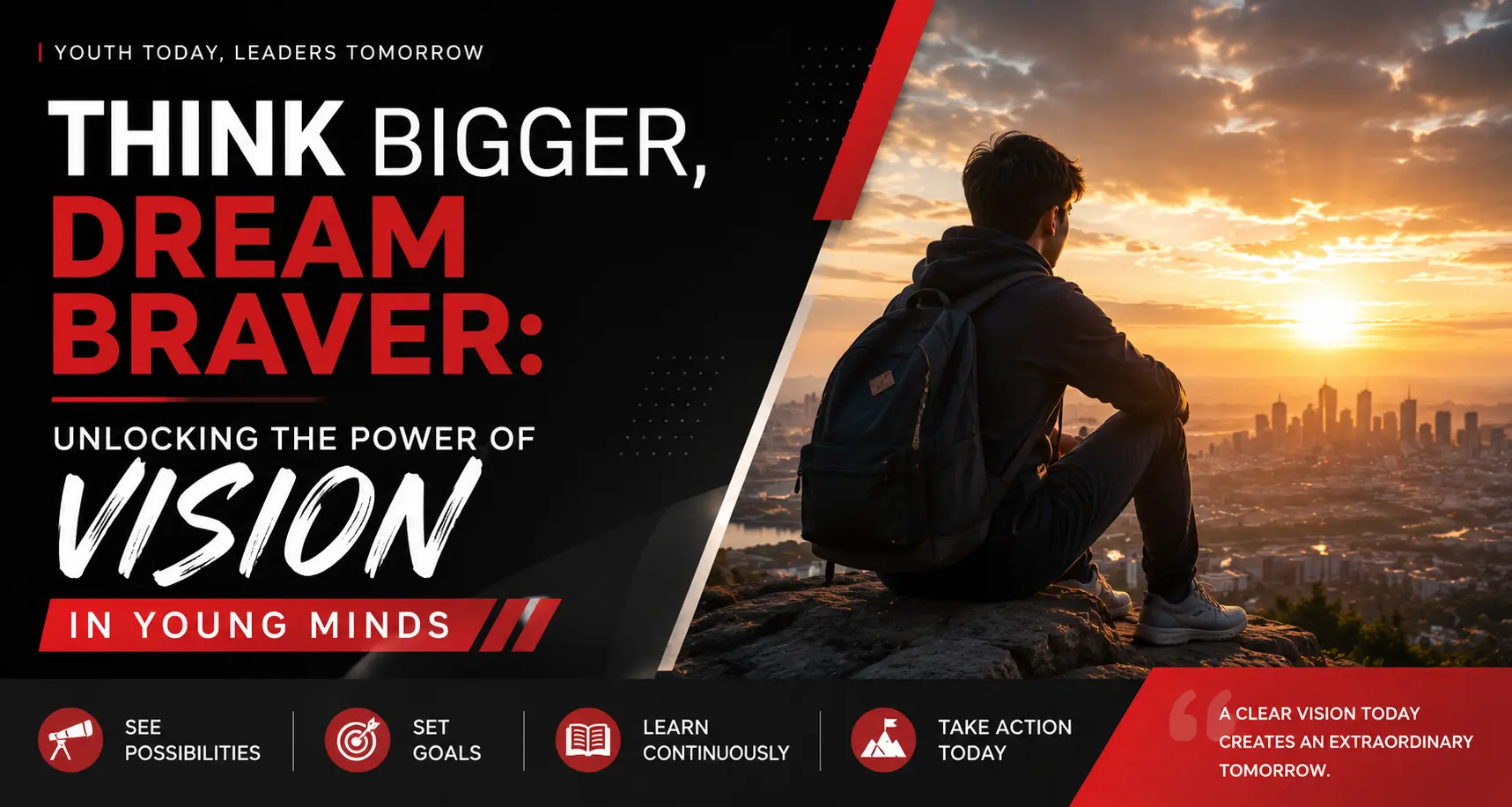 Think Bigger, Dream Braver: Unlocking the Power of Vision in Young Minds